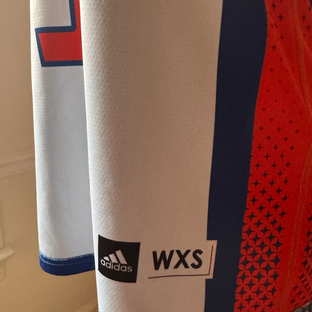 Adidas WXS Reversible White NOLA Red White & Blue Jersey - Picture 4 of 13